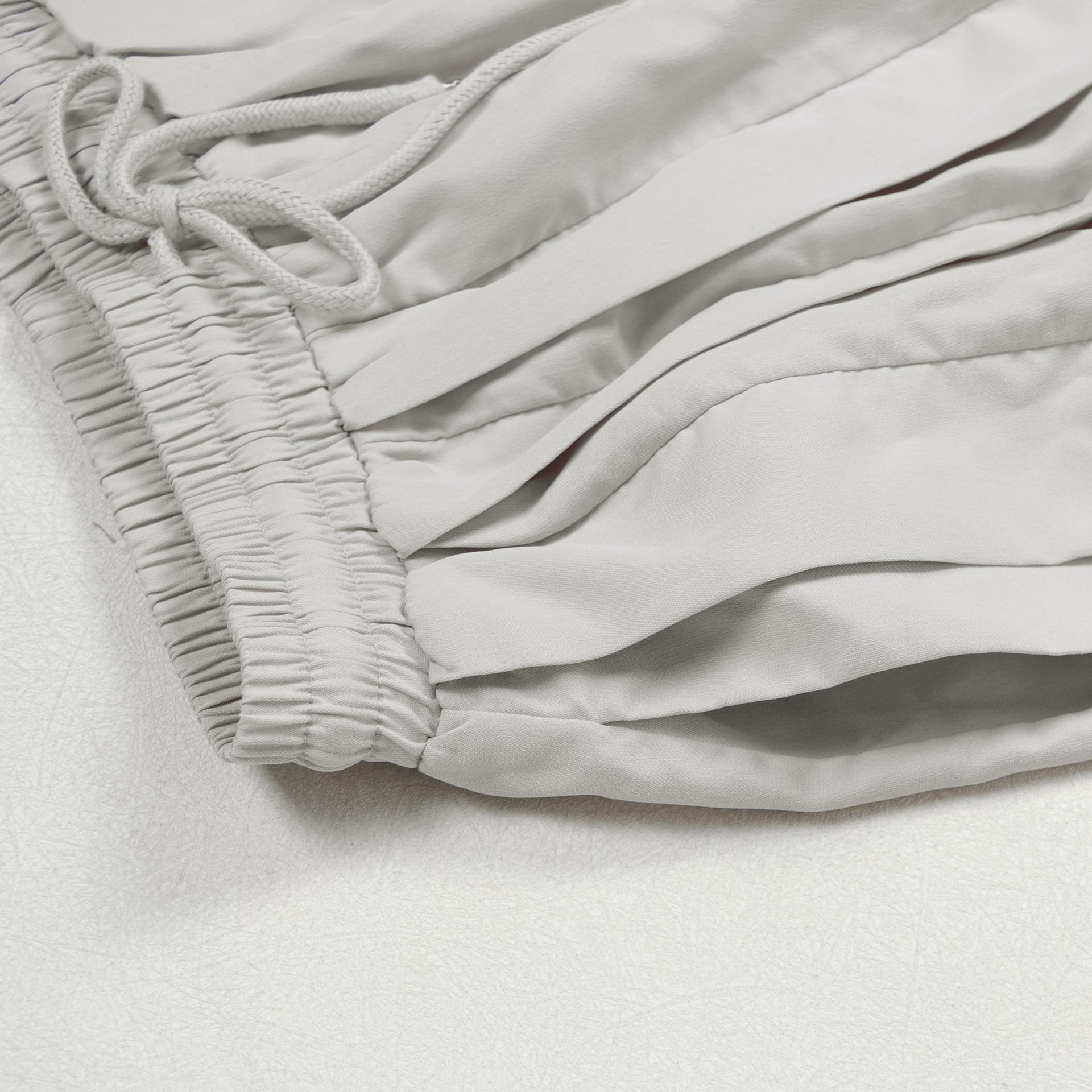 2025 Autumn New European and American Elegant Commuter Workwear Patchwork Lace Lantern Pants Jogger Pants