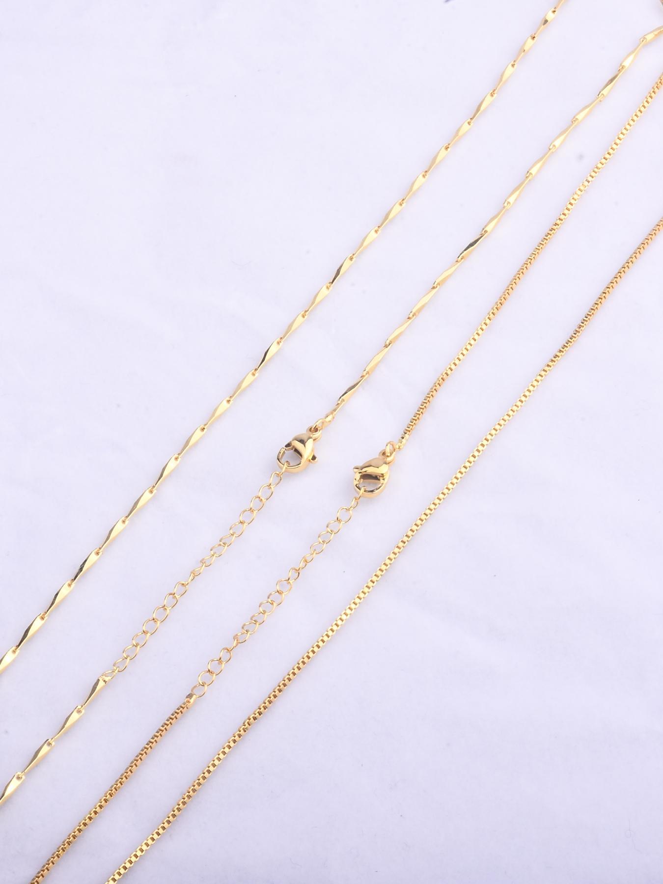 Initials Necklace with Box, 26 Letters Pendant Necklace for Women & Girls, Fashion Jewelry for Party, Daily Decor, Trendy All-match & Exquisite Jewelry for Birthday Gift, Initial Necklace Set