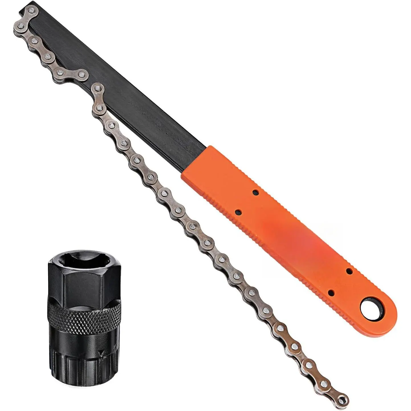 Bicycle Chain Repair Tool Set - Upgraded Rotor Lock Ring Removal Wrench, Chain Remover, Cassette Flywheel Remover, and Sprocket Removal Tool, Metal Tools