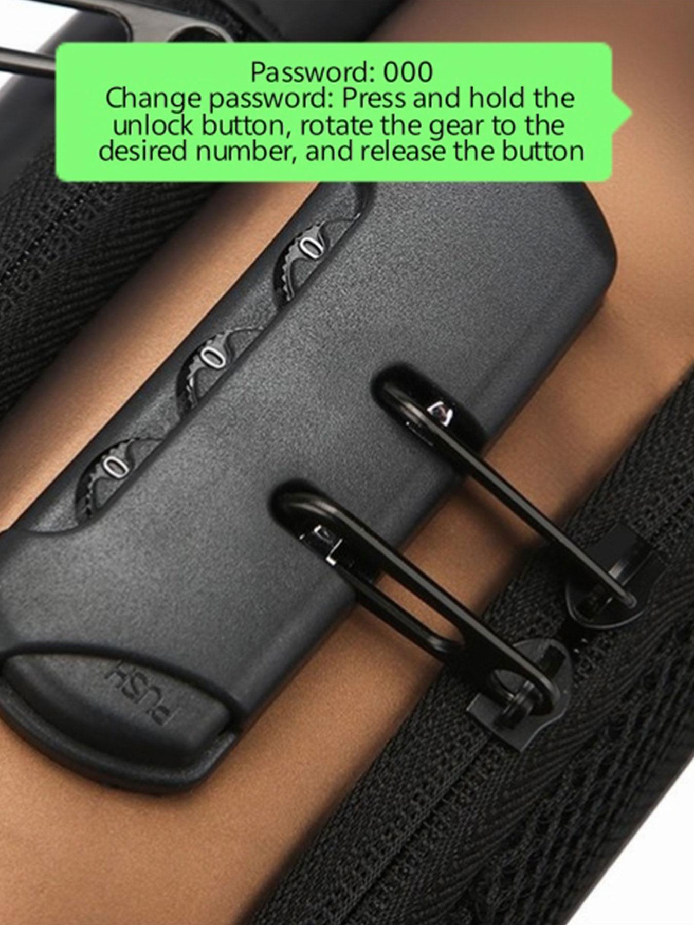 Men's Letters Print Zipper Chest Bag, Casual Anti-theft Large-Capacity Crossbody Bum Bag, Fashionable Sling Bag for Daily Use Men's Letters Print Zipper Chest Bag, Casual Anti-theft Large-Capacity Crossbody Bum Bag, Fashionable Sling Bag for Daily Use