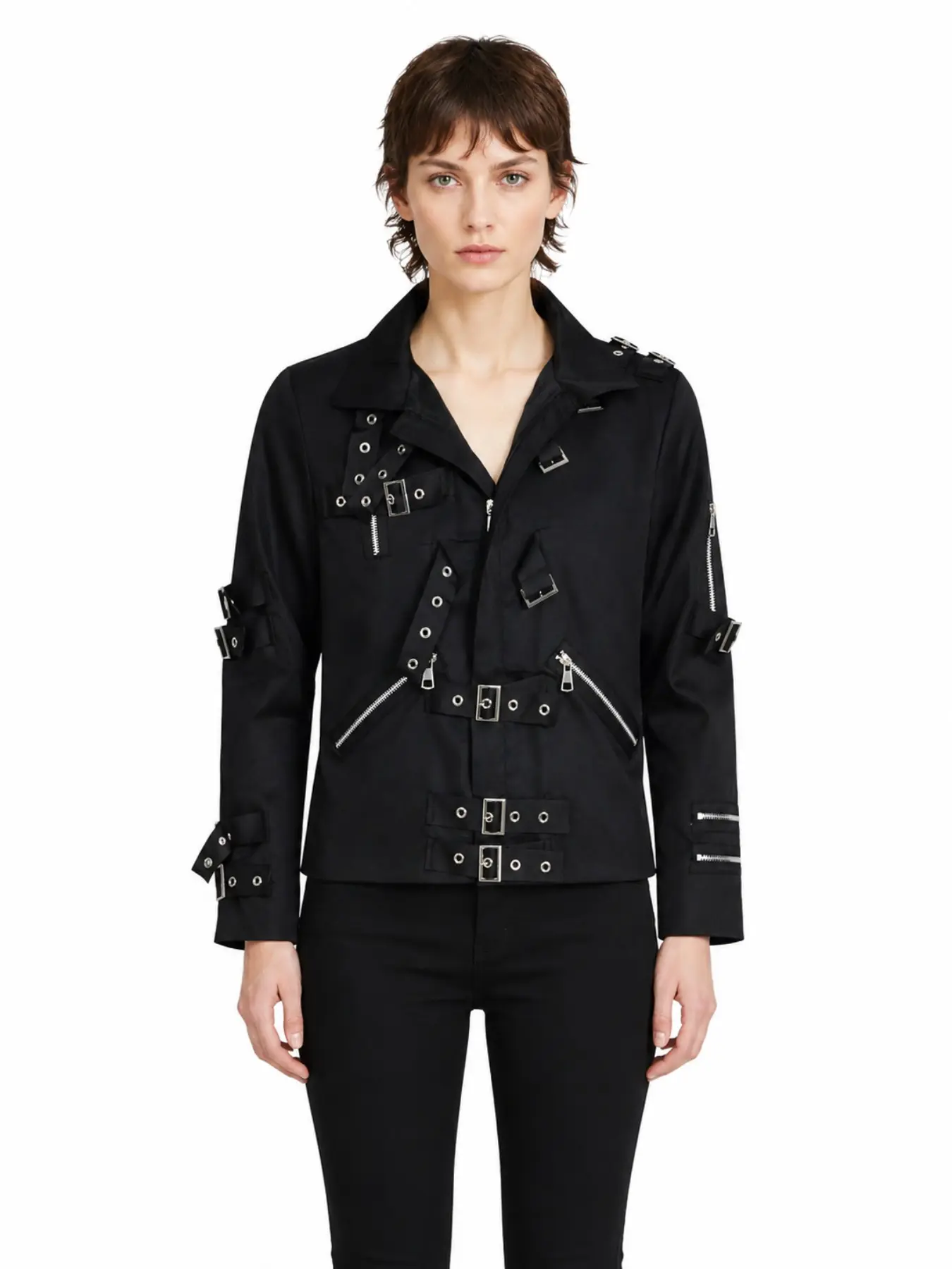 Jackson Performance Cosplay Jacket Mj, Men's Costume for Shows/parties, Fitted Outerwear, Regular Length, All Seasons