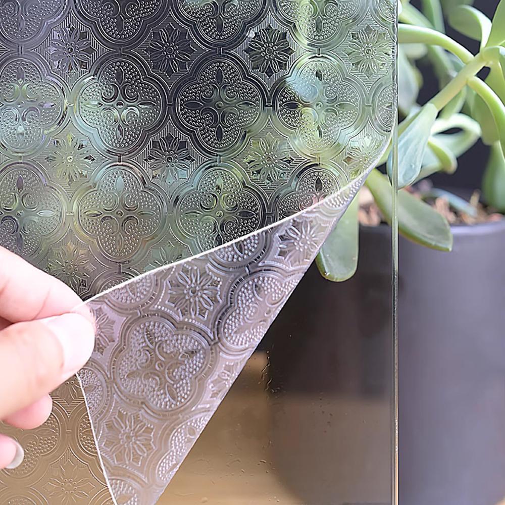 Malus Spectabilis Pattern Privacy Sticker, 1 Roll Static Cling Privacy Window Film, Sun Shade Film, Home Decor Sticker for Living Room Bedroom Room Decor, Window Privacy Films Interior Decoration Accessories, Window Decorations Supplies#GLOBAL PICKS