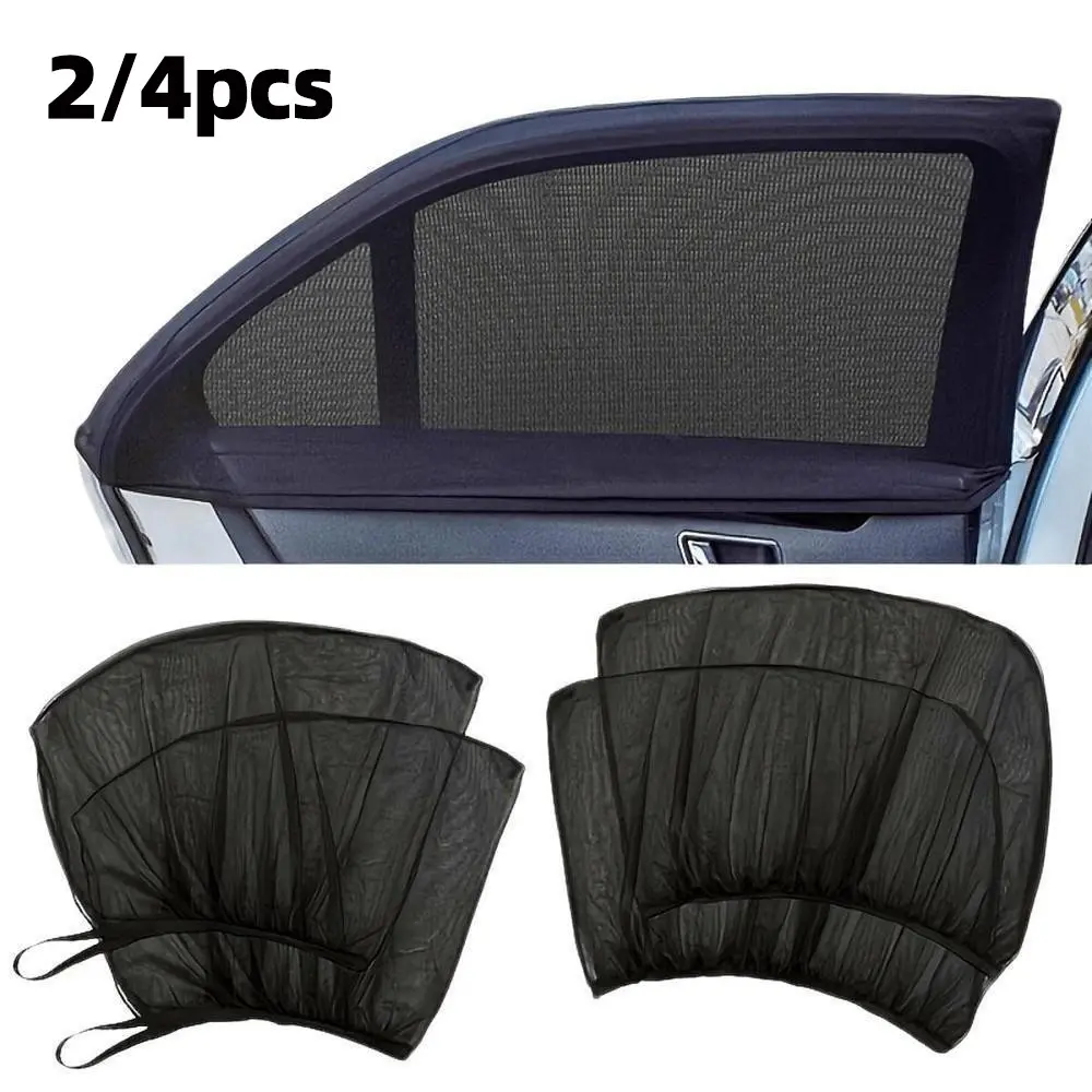 Car Window Sunshade Set (2/4 Pieces), UV Protection Privacy Screen, Breathable Mesh Material, Fits Most Vehicles: Suv, Truck, Cargo Van, Shade for Car Window