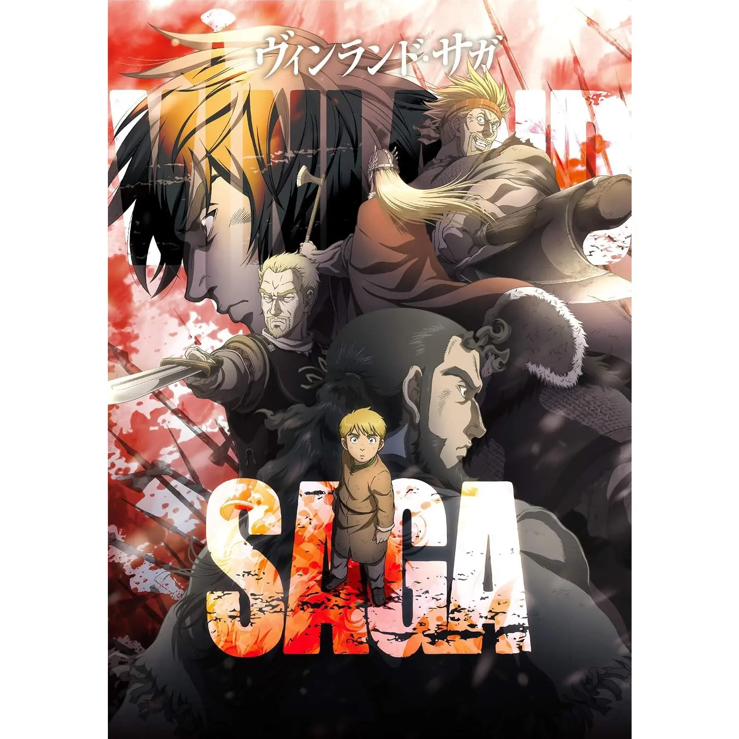 Vinland Saga Anime Posters and Prints - Artistic Aluminium Frames, Hanging Wall Art Decoration, Nordic Viking Aesthetic Gift for Otaku Room Home Decor, Viking Artwork