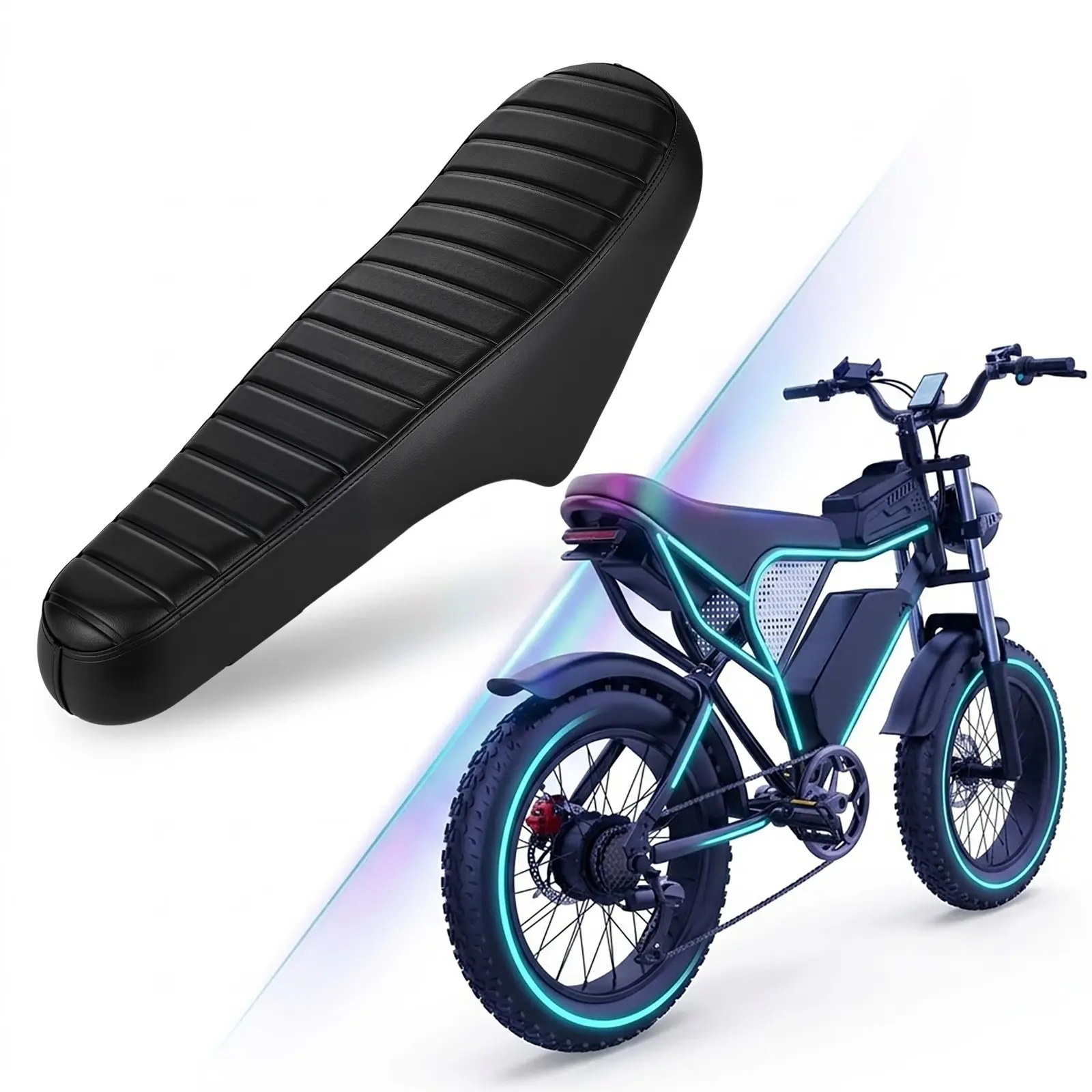 Electric Dirt Bike Seat Replacement, Universal Fit for Ridstar Q20/q20 Pro/q20 Lite, Durable & Comfortable Riding Experience