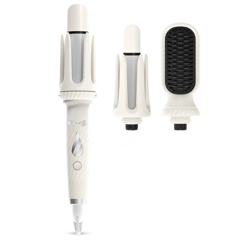 3-In-1 Curling Volumizing Straightening Hair Curler Set with Ionic Spray, Reduces Static Frizz, Locks in Moisture, Easy to Use, Automatic Shut off After 60 Minutes