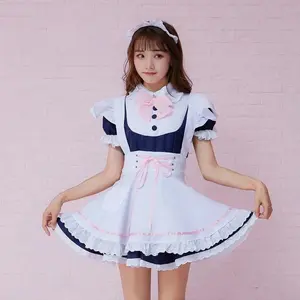 qq34Hatsune Miku game role play lolita maid dress animation performance costume