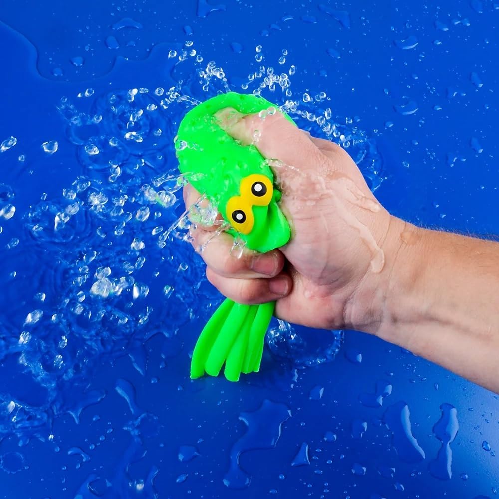 Octopus Design Water Ball (3 Counts/Set), Random Color Octopus Water Bomb, Splash Balls, Swimming Pool Floating Swim Toy, Pool Floaties