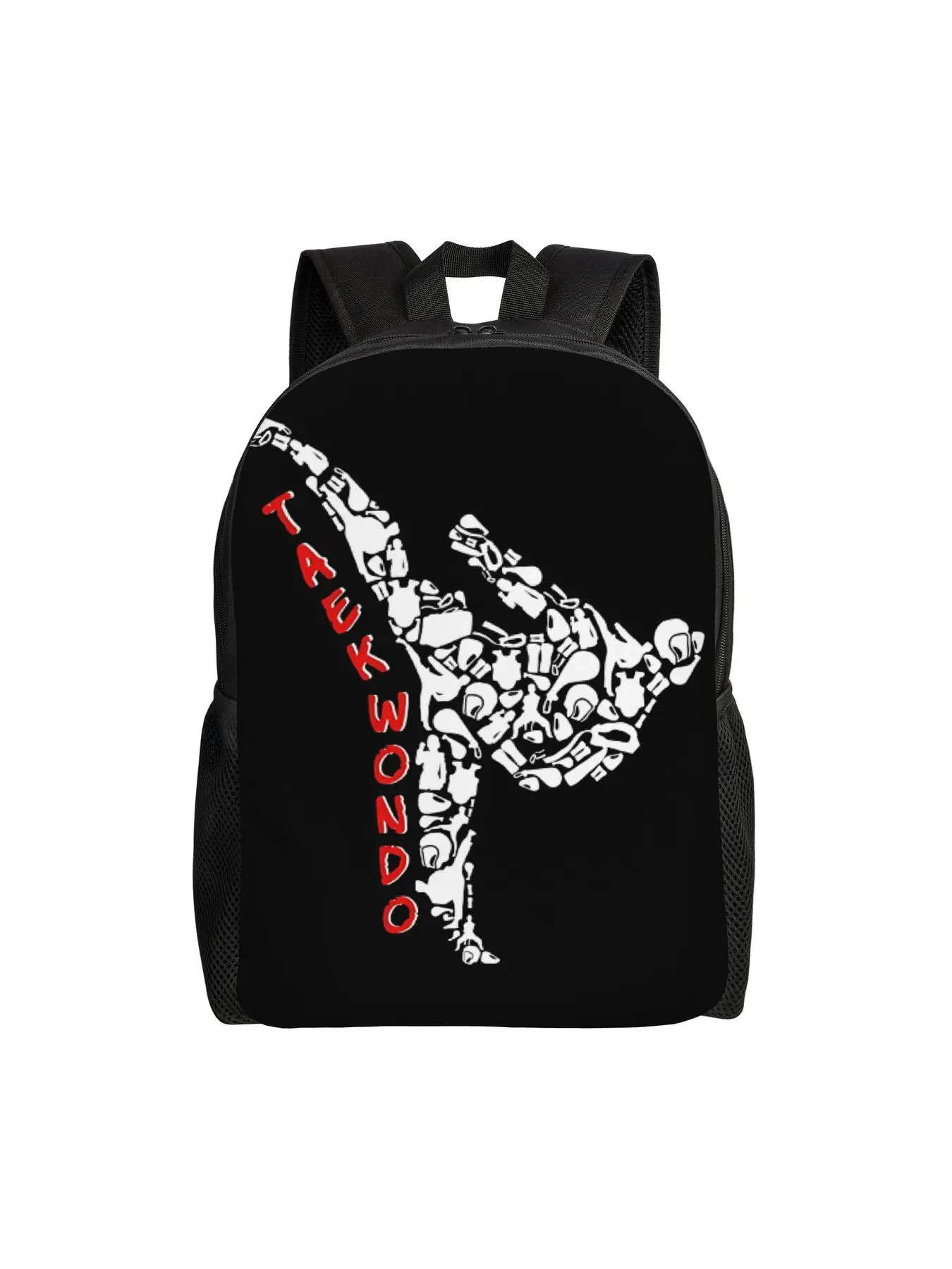 Taekwondo for Those Passionate about Martial Arts. Grab Your Kick with This Concept: a Single-Panel Backpack Featuring a Minimalist Design That Seamlessly Fits Into School Environments, Daily Tasks, Or Casual Travel