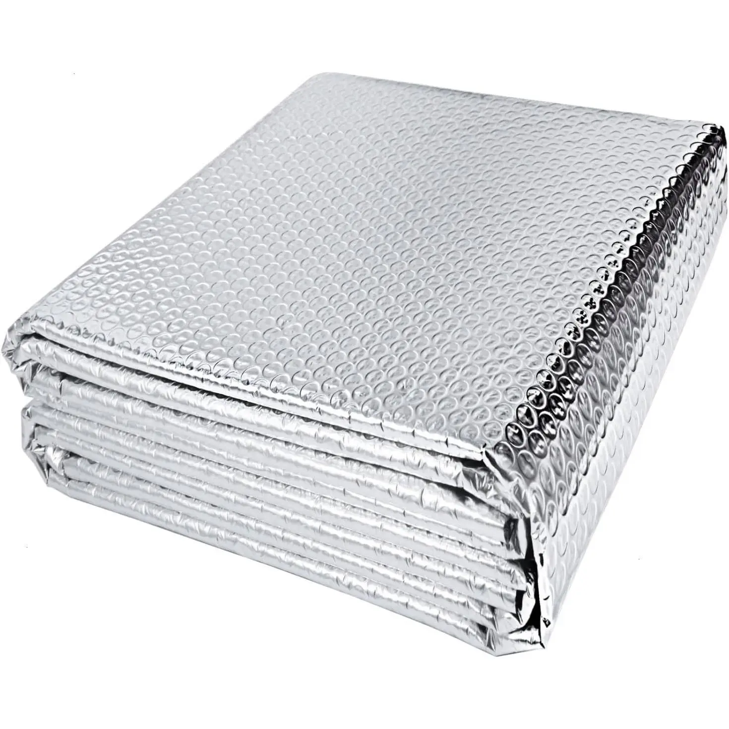 Double Reflective Insulation RV Window Insulation for Summer Heat Reflective Window Film for Roof, , Garage Doors, 24 in X 10 FT