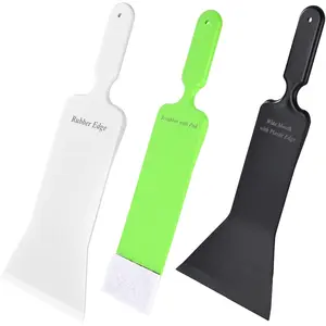 Window Tint Bulldozer Squeegee Scrubber Paddle Squeegee, Long Handle Flat Glass Bulldozer Tint Tool for Car Front Windows Rear Glass Cleaning, Auto Window Tinting Car Glass Film Installation