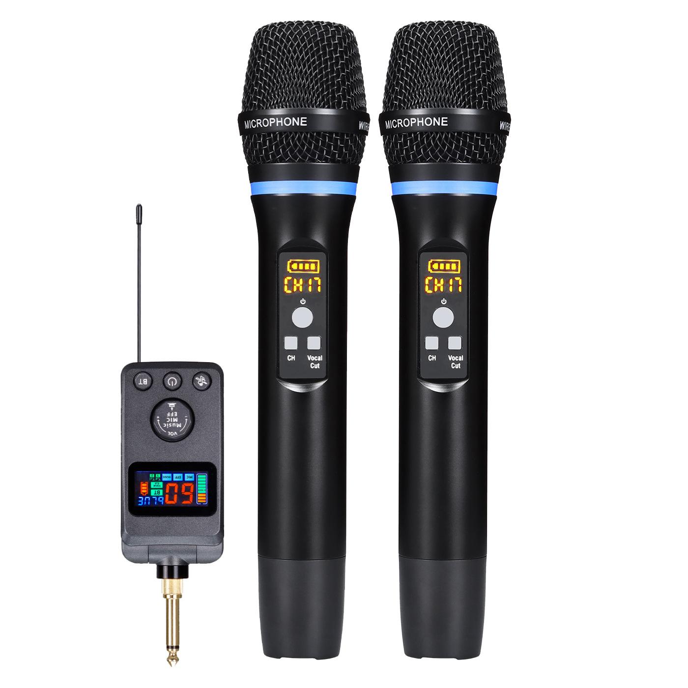 Universal DSP Wireless Microphone Anti-Howling Reverb Bluetooth Mic for Home KTV Singing Entertainment Universal DSP Wireless Microphone Anti-Howling Reverb Bluetooth Mic for Home KTV Singing Entertainment