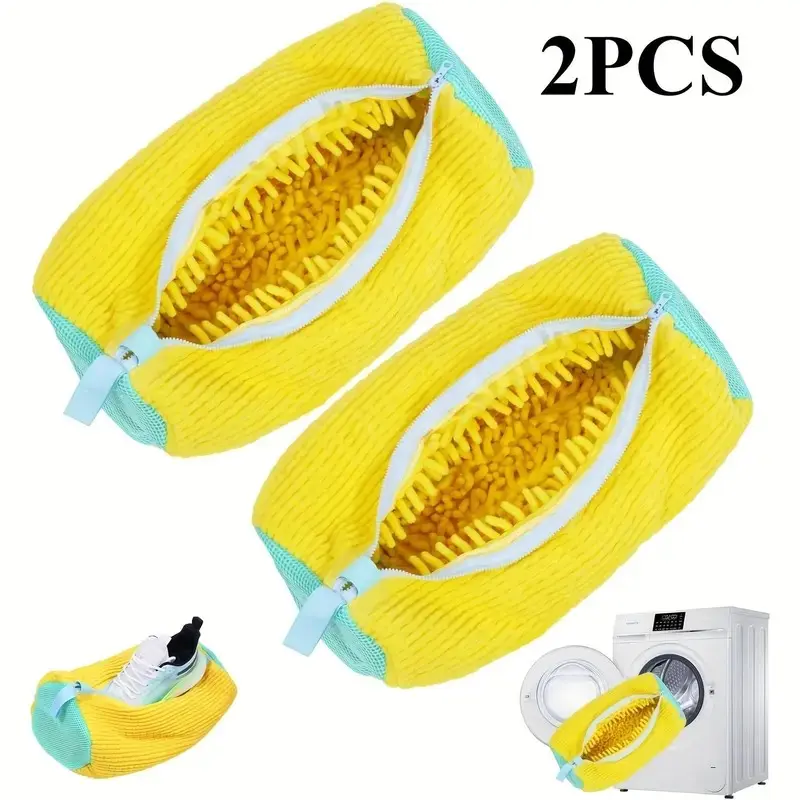 Shoe Washing Bag, Shoe Bag for Washing Machine, 2 Counts Reusable Shoe Laundry Bags for Sneakers, Shoe Protector Bags for All Types of Shoes, Mesh Laundry Bag, Laundry Tools & Accessories, Laundry Organizer, Laundry Products, Removable Washing Bags
