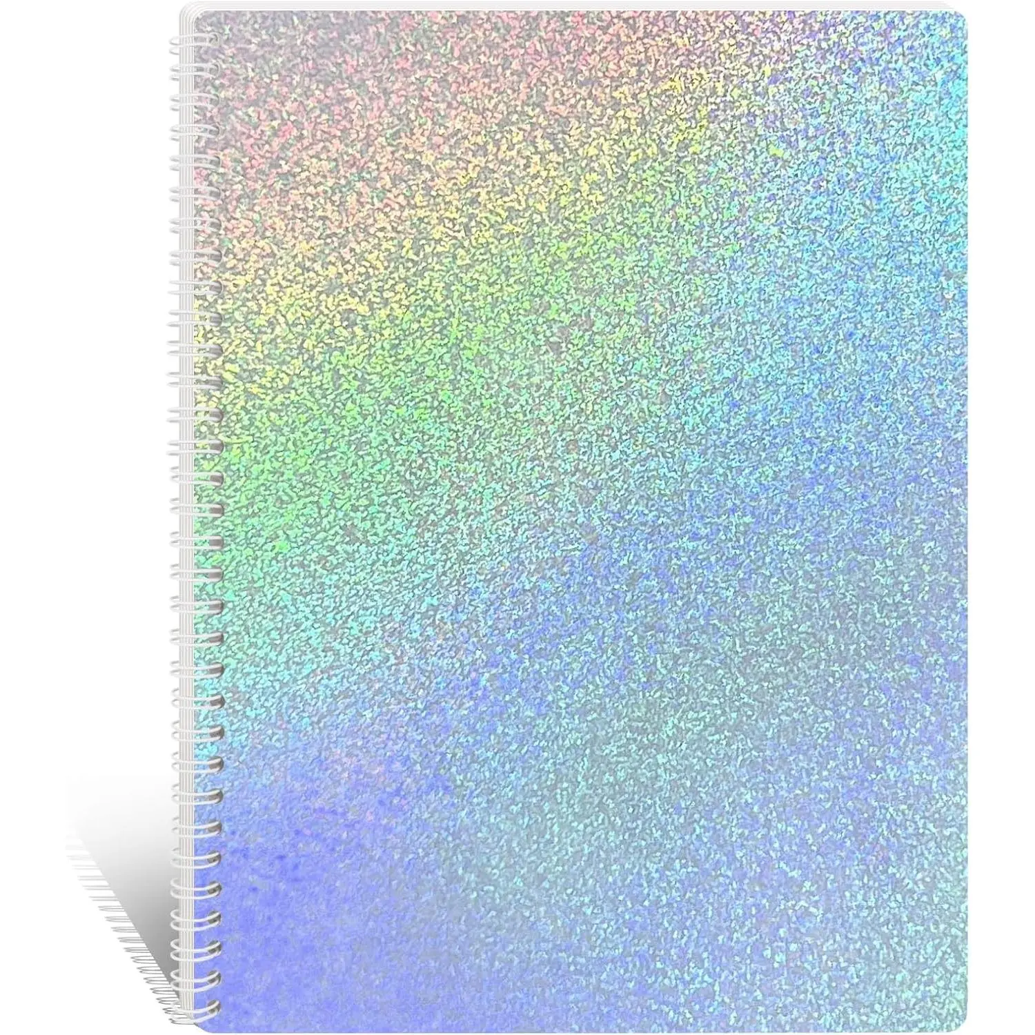 Large Reusable Sticker Book Collecting Album 8.5 x 11 Inch Sticker Storage Organizer Collection Notebook with 40 Sheets Full Size Blank Release Paper and Holographic Cover