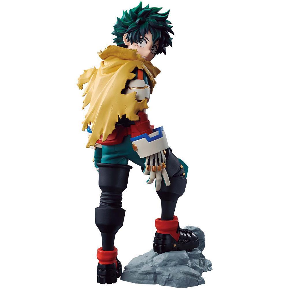 Anime figure MHA Hero Academia Midoriya Izuku Standing pose action Action Figure pvc War-damaged cloak style Model Toy Gift 21cm