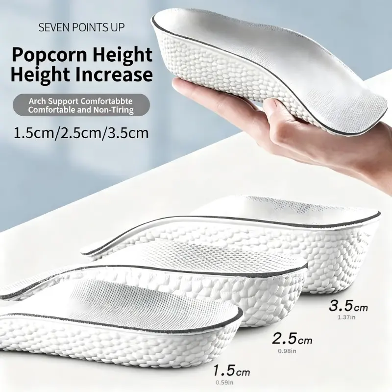 1 Pair,Half Foot Insole Invisible Heel Lifters, Sponge Insoles High Energy Rebound, Comfortable Foot Protection, Molded Design