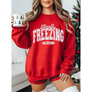 Literally Freezing ~ Unisex Crewneck Sweatshirts Printed in the USA