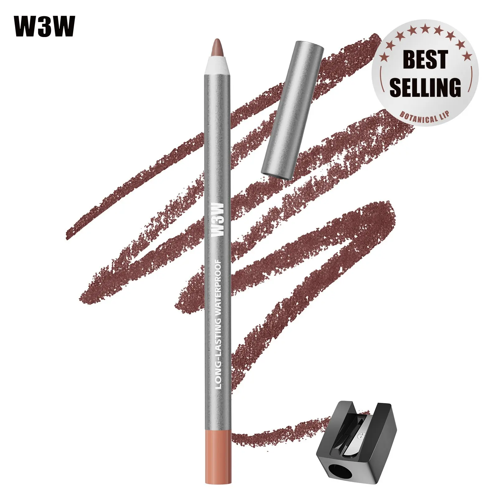 W3w Cosmetic Lip Liner Pen, Matte Finish, Waterproof, Long-Lasting, Smudge-Proof, Perfect for Makeup Artistry, Ideal for Daily Use