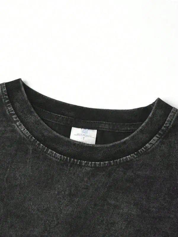 Retro Vintage Inosuke Hashibira - Demon Slayer Anime Double Printed Vintage Washed Tee Unisex Oversize Anime Manga Washed Heavyweight Cotton T-shirt, Gift For Anime Fan, Anime Lover Unisex 100% Cotton T-shirt