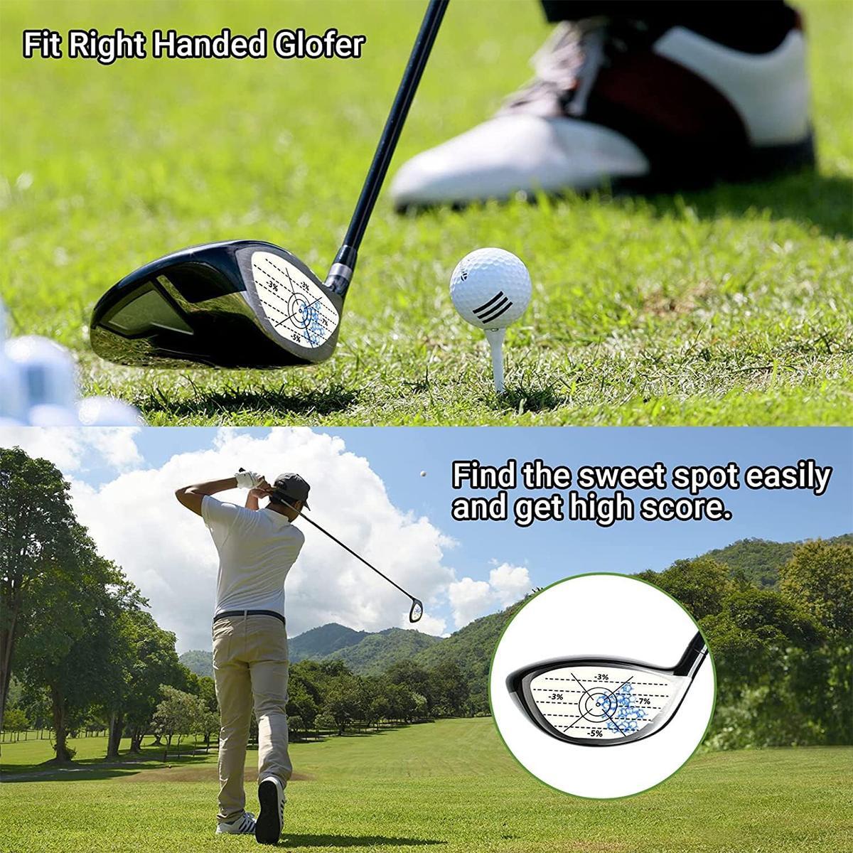 Golf Club Impact Sticker, 20pcs/100pcs/200pcs Useful Training Aid Improve Swing Accuracy, Golf Club Impact Sticker for Irons Wood Putters, Golf Accessories
