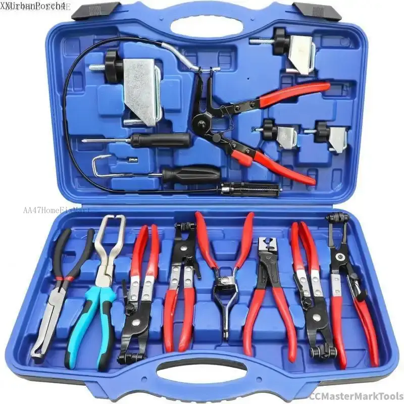 Comprehensive Hose Clamp Pliers Set - Includes Electrical Disconnect Tools for Automotive Coolant, Radiator, Heater, and Water Line MaintenanceCCMasterMarkToolsXXUrbanPorch4DD14HUB STOREAA47HomeFixMart