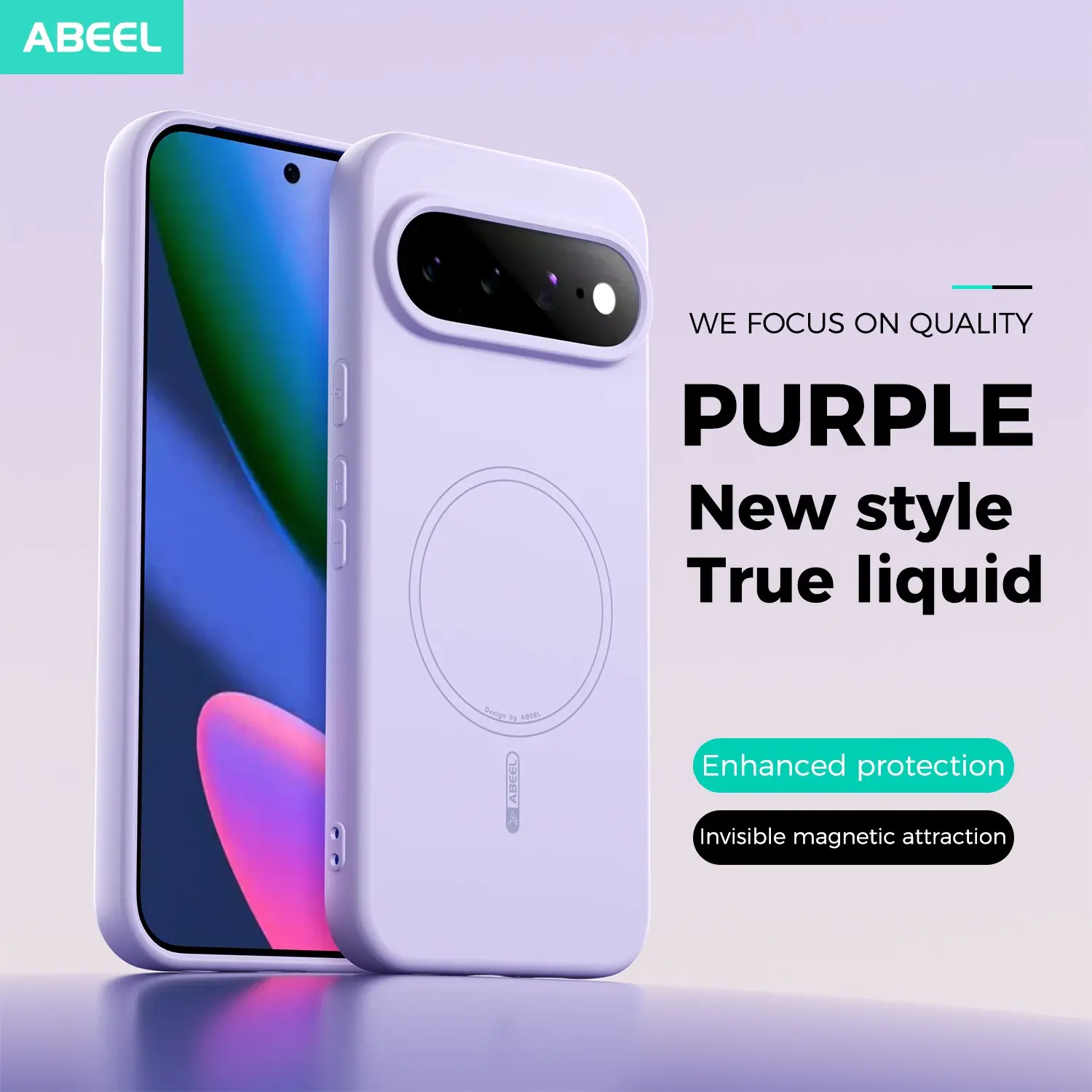 Google Pixel 11 Pro Case, Soft Pure Color Full Coverage, Macaron Series Magnetic Protection, Fashionable Durable Drop-Proof, Perfect Fit