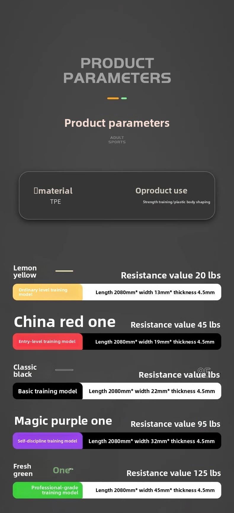 Elastic belt Fitness male resistance belt Tension belt Strength training Elastic rope Pull-up assist belt Female stretching Heavy Duty Resistance Band Set gym women waist straps 8 figure accessories