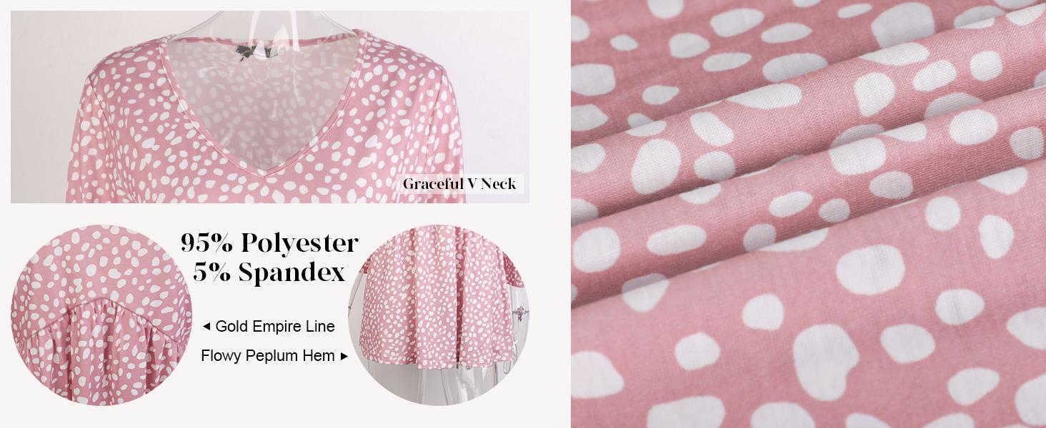 WIHOLL 3/4 Length Sleeve Womens Tops 2025 Blouses for Women Dressy Casual Fashion Clothing V Neck Babydoll Tops Fall Outfits SpringStatements WIHOLL 3/4 Length Sleeve Womens Tops 2025 Blouses for Women Dressy Casual Fashion Clothing V Neck Babydoll Tops Fall Outfits SpringStatements