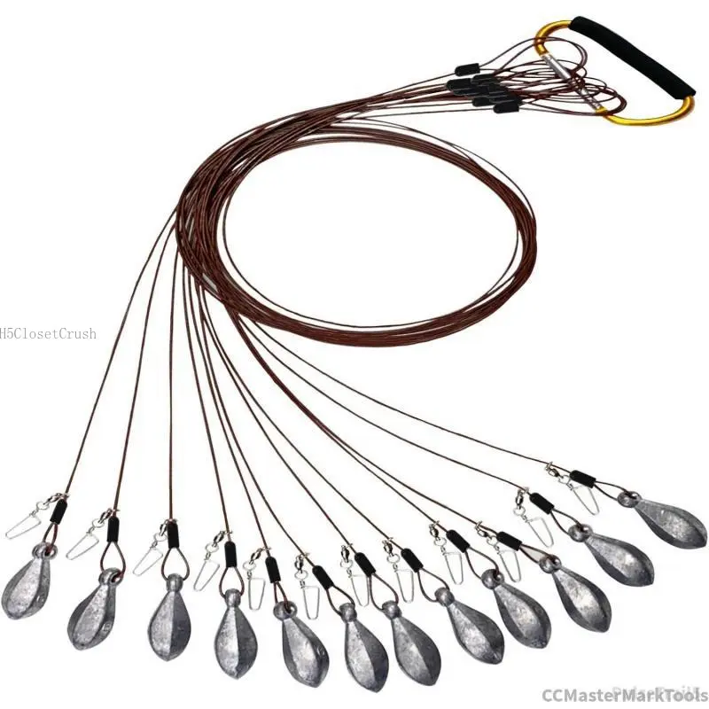 Decoy Rigs Weights Tangle Free Duck Hunting Decoy Rigs with A Large Gold Padded Carabiner, Waterfowl Decoy Rigs Anchors for Duck Hunting 12packCCMasterMarkToolsPulseTrail5H5ClosetCrush