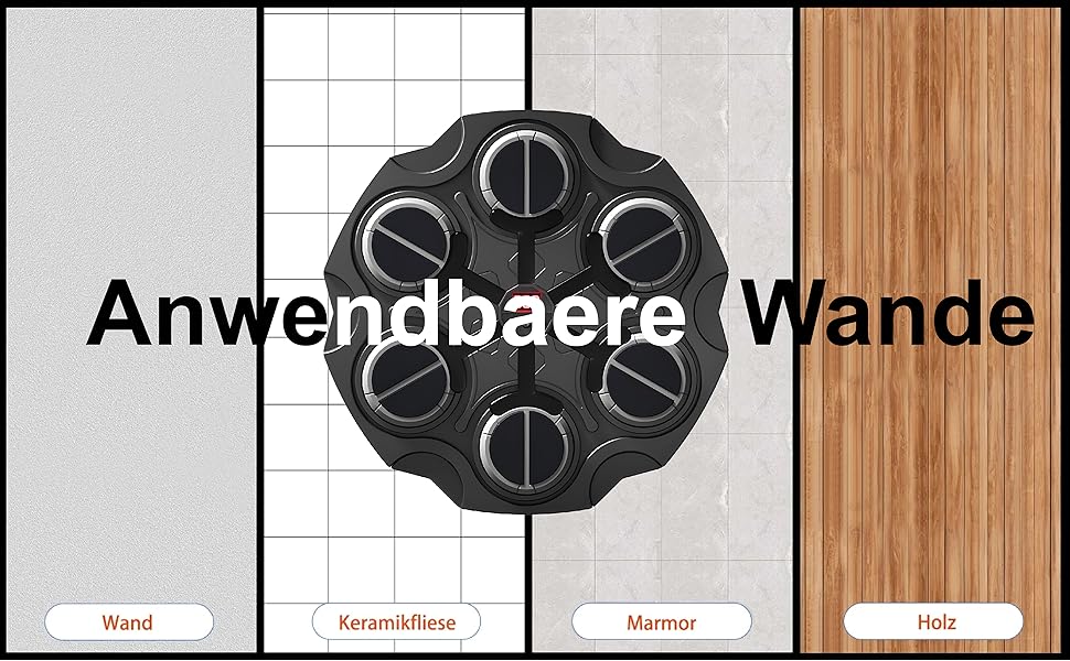 Music boxing machine sports toy, intelligent Bluetooth wall-mounted children's boxing training equipment, training mat toy with boxing gloves, suitable for boys, girls, and children (3-16 years old)