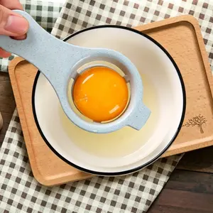 2026 New 8 Counts Egg Yolk White Separator, Lightweight Sturdy Simple Egg Divider Tool, Random Color Kitchen Gadget for Easy Egg Separation