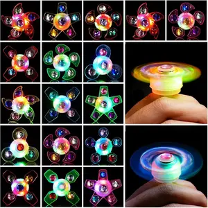 24 PCS LED Light Up Fidget Spinners Rings Christmas Party Favors for Kids 4-8 8-12, Goodie Bag Stuffers, Pinata, Birthday Gifts, Glow in the Dark Party Suppliesfidget toys