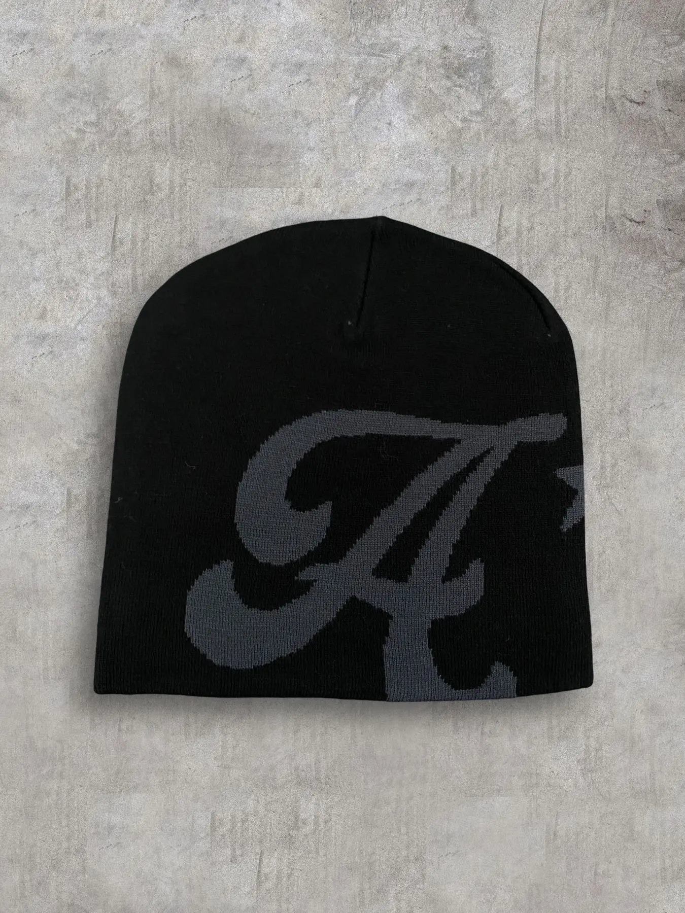 Personalized hip-hop letter jacquard knitted hat, autumn and winter cold resistant casual trendy hat