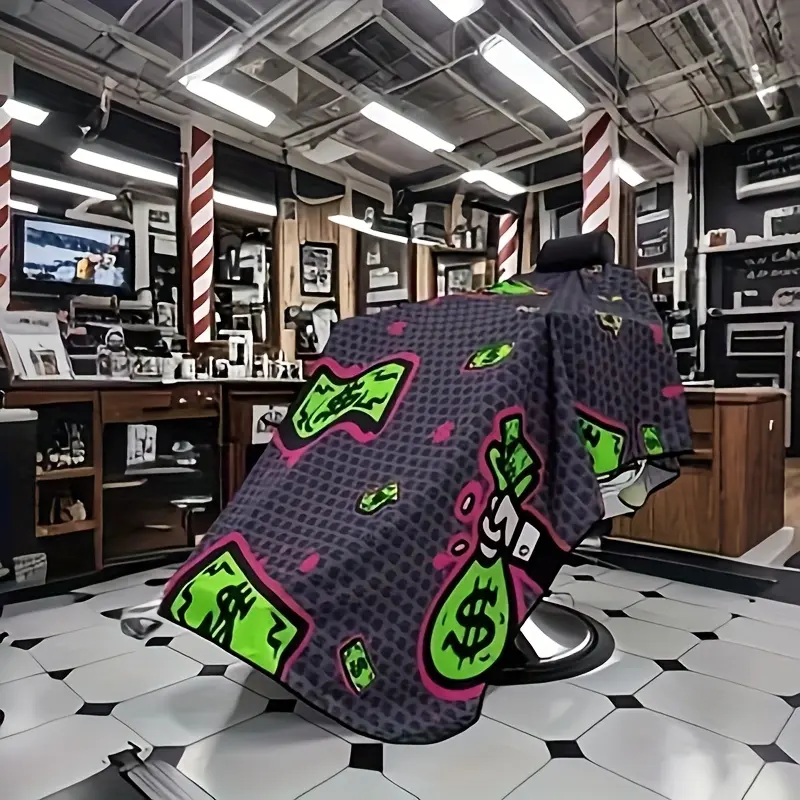 American Pattern Haircut Cape Collection - Salon Professional Cutting Cape & Barber Apron