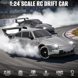 1:24 RC Drift Car, 2.4GHz High-Speed Remote Control Car, 20km/h, Four-Wheel Drive, Unisex Toy for Adults, Boys, Girls, Children, Remote Controlled Car