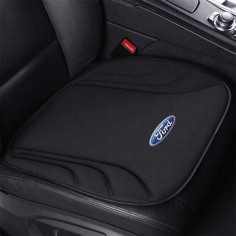 Leather Car Seat Cushion, Breathable Sweatproof Protection Pad, Four Seasons Cover for Ford Ranger, S-Max, Focus, Mondeo, Galaxy, Transit, Tourneo