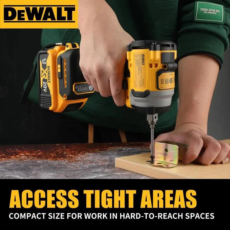 DeWalt DCF850 Impact Brushless Cordless Electric Drill 20V Lithium Battery Driver Heavy Duty Hardware Tool