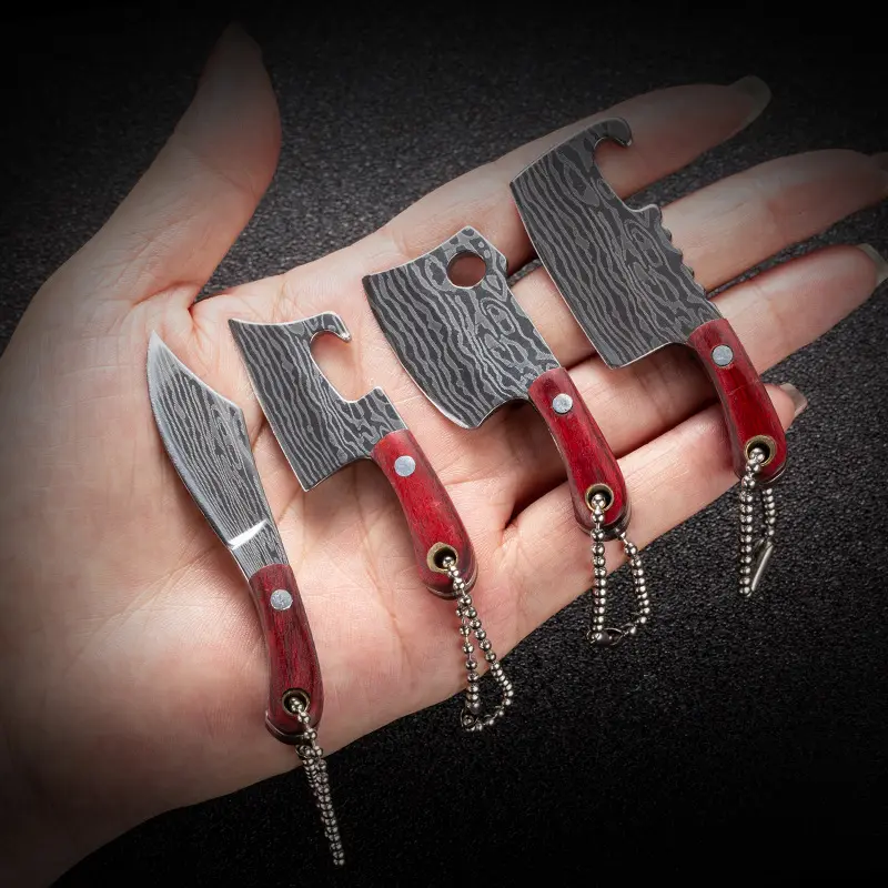 Mini EDC Pocket Utility Knife, Stainless Steel Portable Knife with Clip, for Parcel Unboxing, Peeling & Decoration, 18+, 1PC