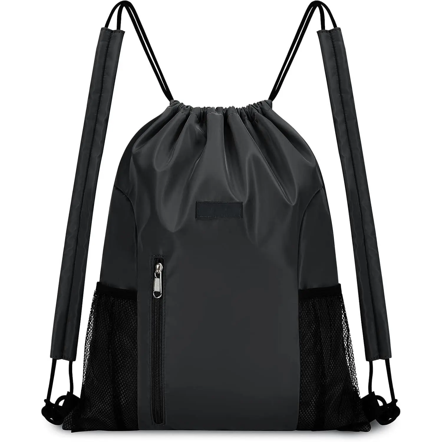 Drawstring Backpack, Gym String Bag with  Pad
