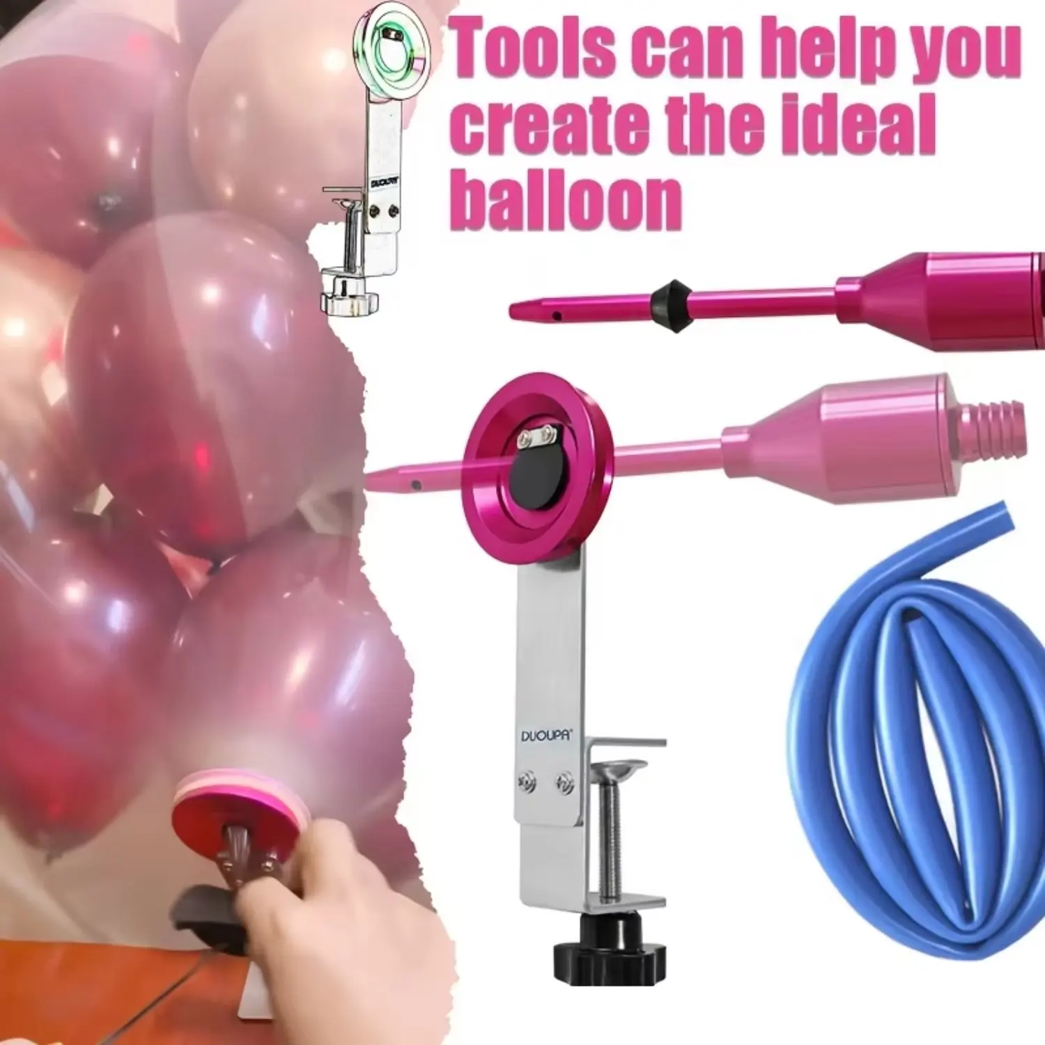 Balloon Filler Machine- Multi-Purpose Stuffer, Stretcher& Expander Tool Kit, Balloon Equipment for Easy Balloon Stuffing and Opening