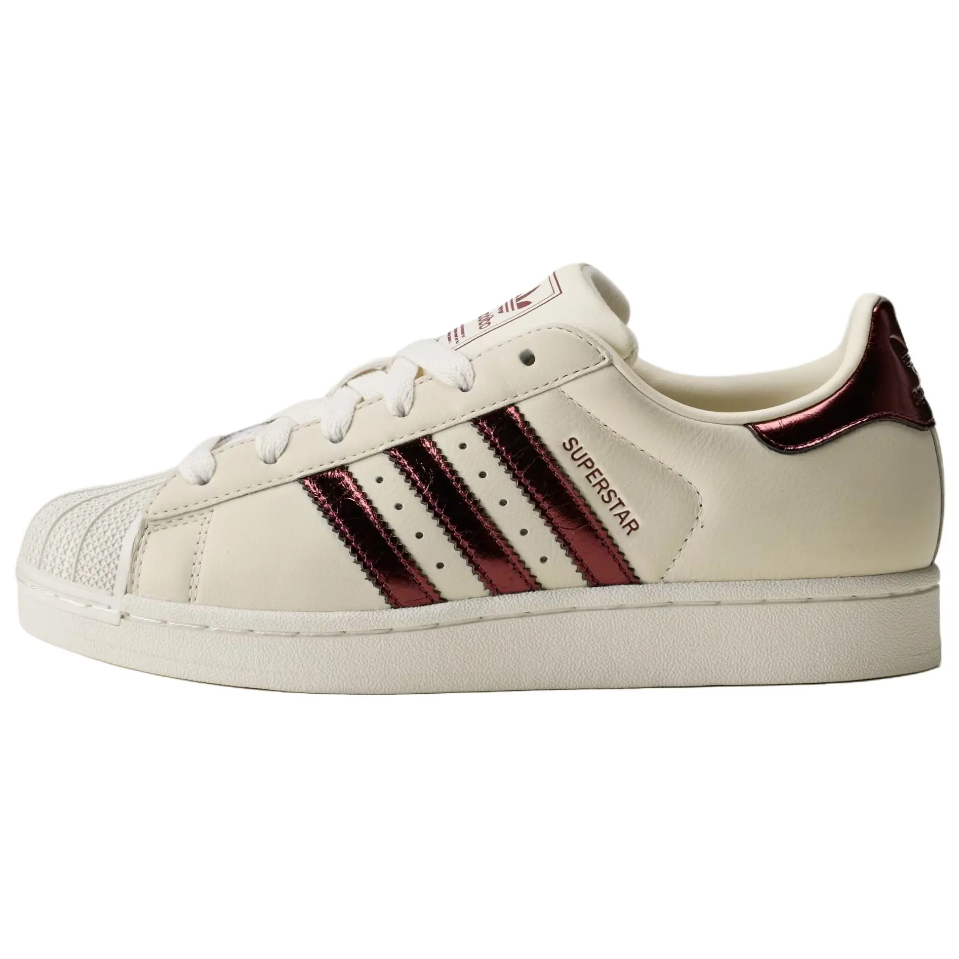 adidas Wmns Superstar II 'Off White Maroon Gold Metallic' KJ4692