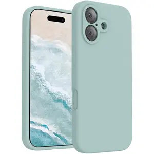 Magnetic for iPhone 17 Case, Compatible with MagSafe, [Integrated Silicone Camera Control Button] [Camera Protection] Anti-Scratch Microfiber Lining Phone Case, 6.3", Mint Green