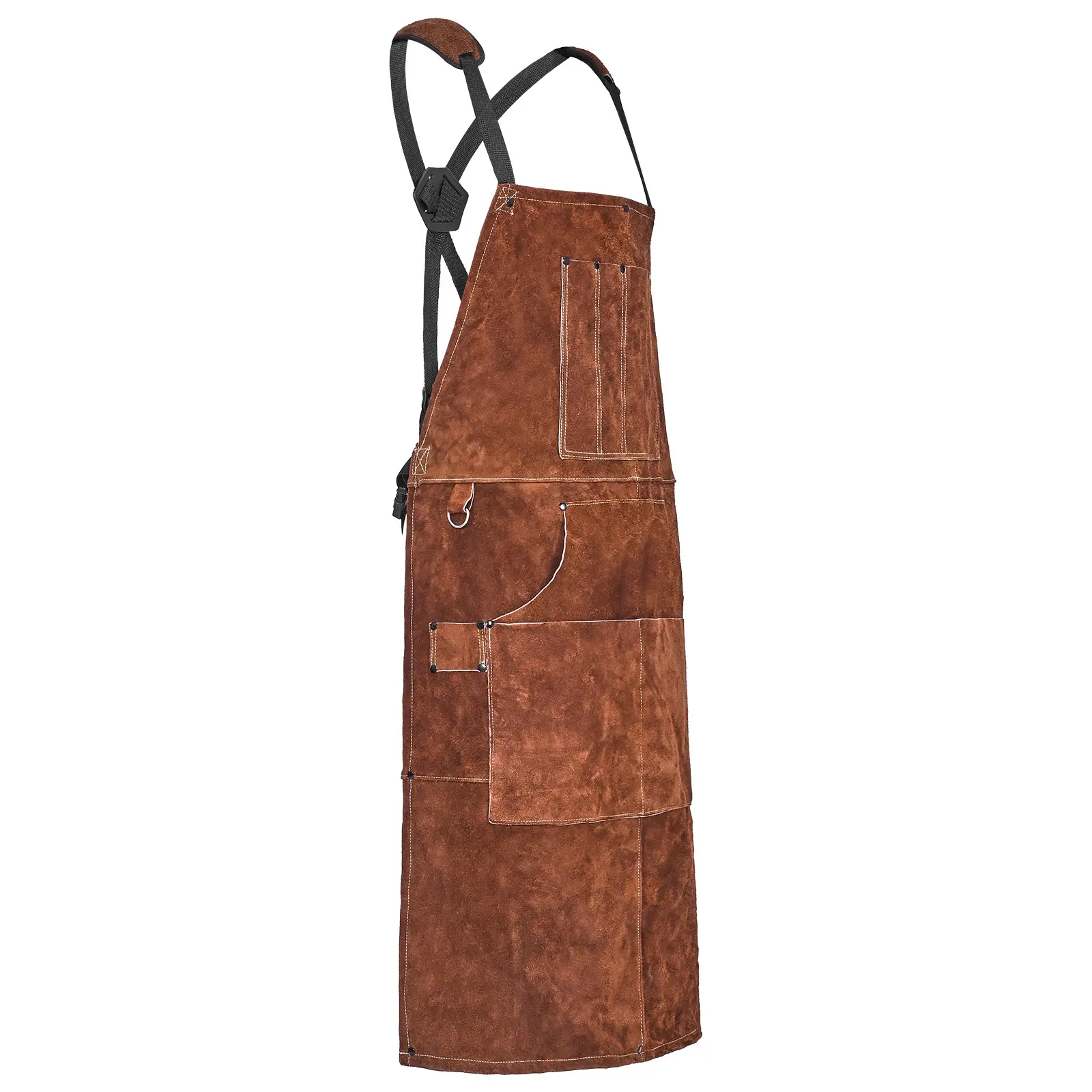 Leather Welding Work Apron, Cowhide Leather Construction