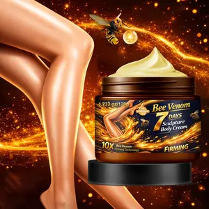 SUMFANG Bee Venom 7-Day Shaping Body Cream 120g – Bee Venom + Collagen + Vitamin C – Gentle and Firming, Suitable for All Skin Types – Shaping and Moisturizing Arms, Legs, and Core Area