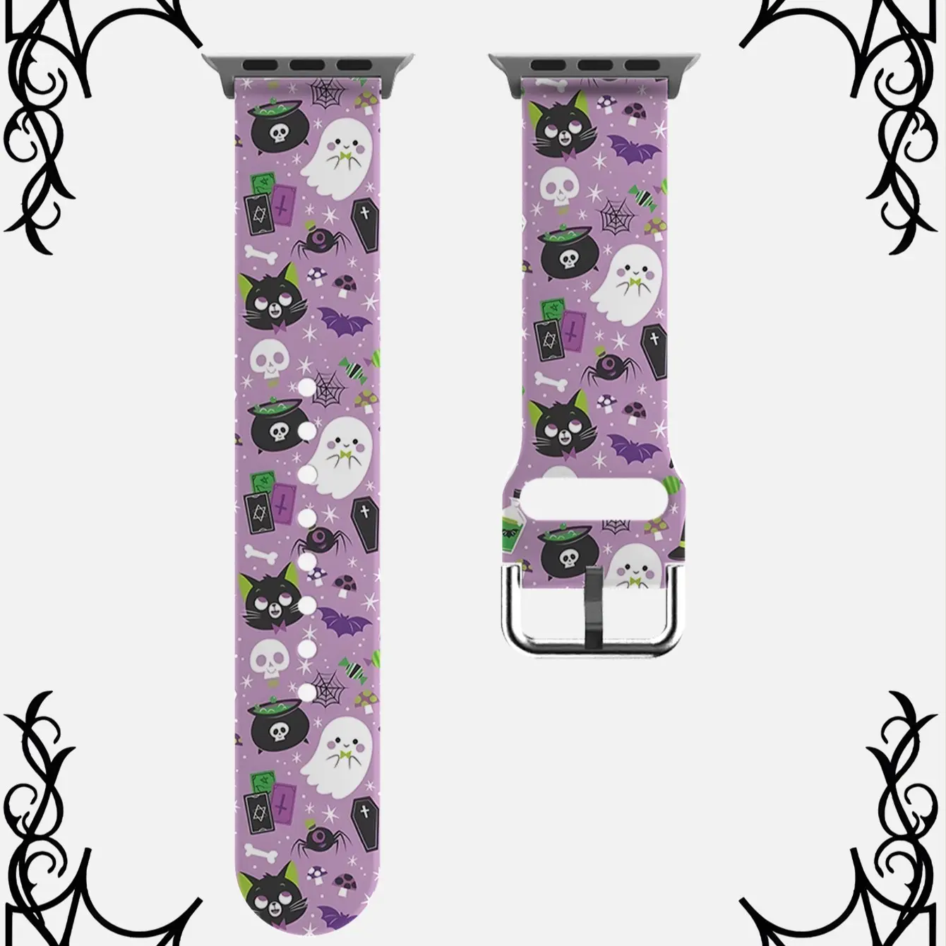 1pc Halloween Potion Silicone Band, For Apple Watch 38-49mm, Unisex, Soft Comfortable, Smartwatch Accessory, Festive Gift