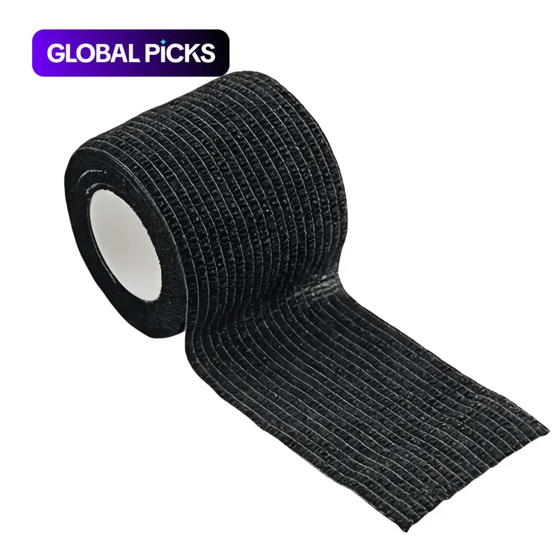 Self-Adhesive Elastic Bandage for Sports, Athletic Tape, Elastic Wrap, Trainer Bandage, Sports Wrap Around, Available in 1/5/6/12 Pieces, Universal Sport Type, Made in Shenzhen, China #GLOBAL PICKS