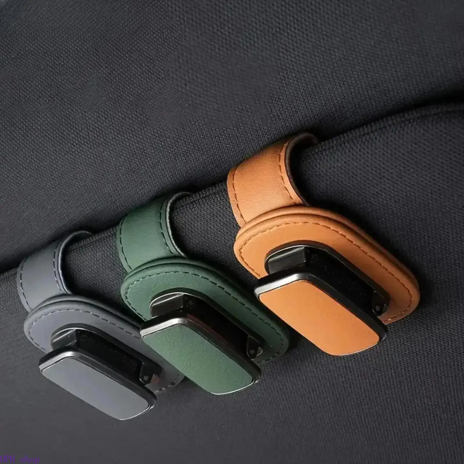 High Quality Durable Car Sun Visor Sunglasses Clip Sturdy Sunshade Hook Multifunctional Auto Storage Organizer Daily Driving Interior Accessory For Sedan Truck SUV