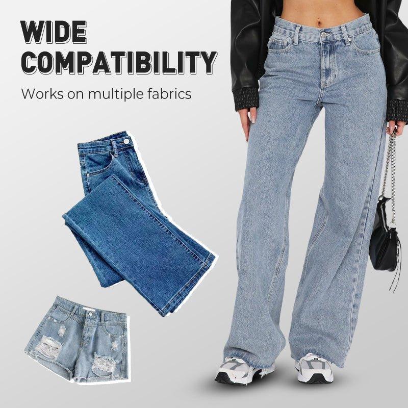 Removable No-Sew Jeans Buttons Set 17mm Alloy Material Adjustable Waistline Brown Silver 10 PCS Each Color Safe Simple Installation Complete with Mini Screwdriver