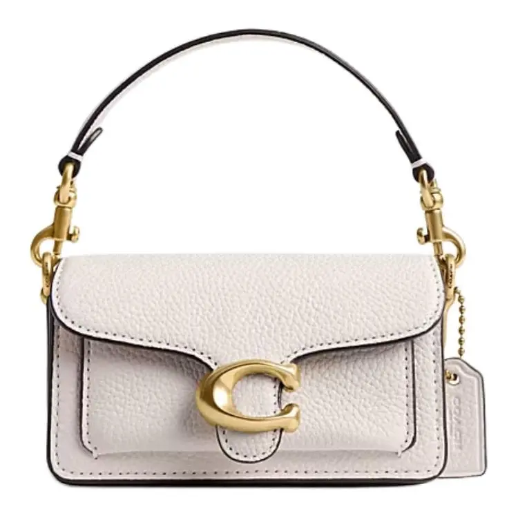 Coach Tabby 12 Mini Crossbody Bag for Women – Genuine Leather with Signature C Logo and Top Handle Verifiable, with credentials and supporting global authentication