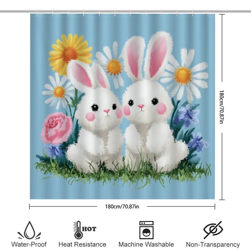 1pc 4ee8f00a-a44f-438f-8d5b-4d366843a5b0_00001 beautiful pattern printed shower curtain Bathroom shower curtain Suitable for home bathrooms